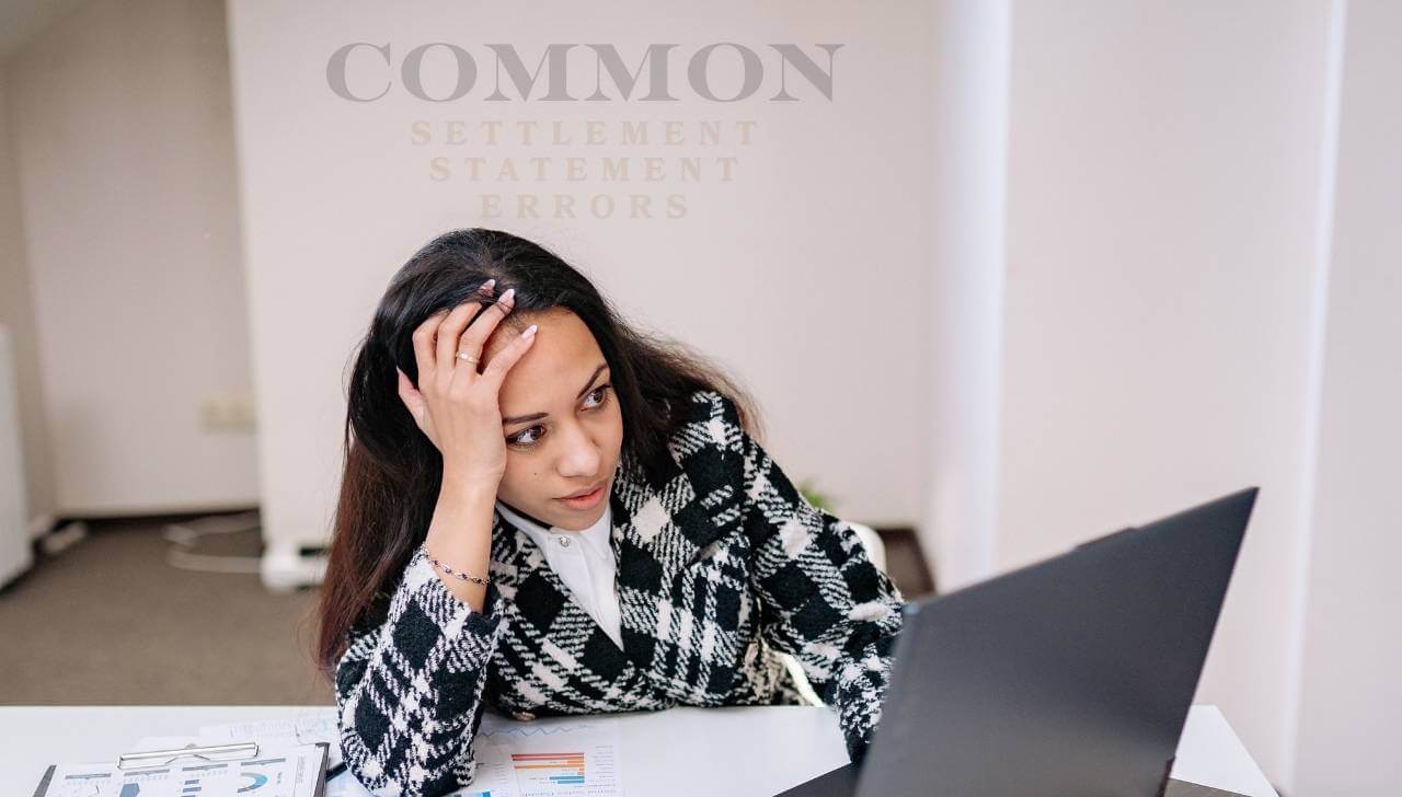 settlement statement errors review