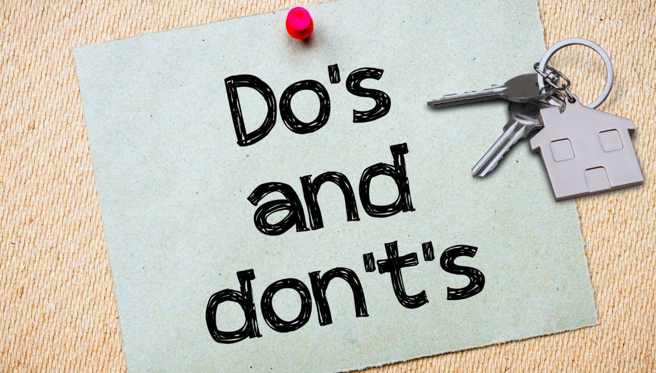 home buying dos and don’ts
