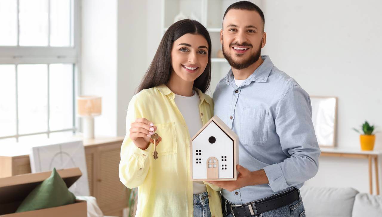 couple buying a rent to own home