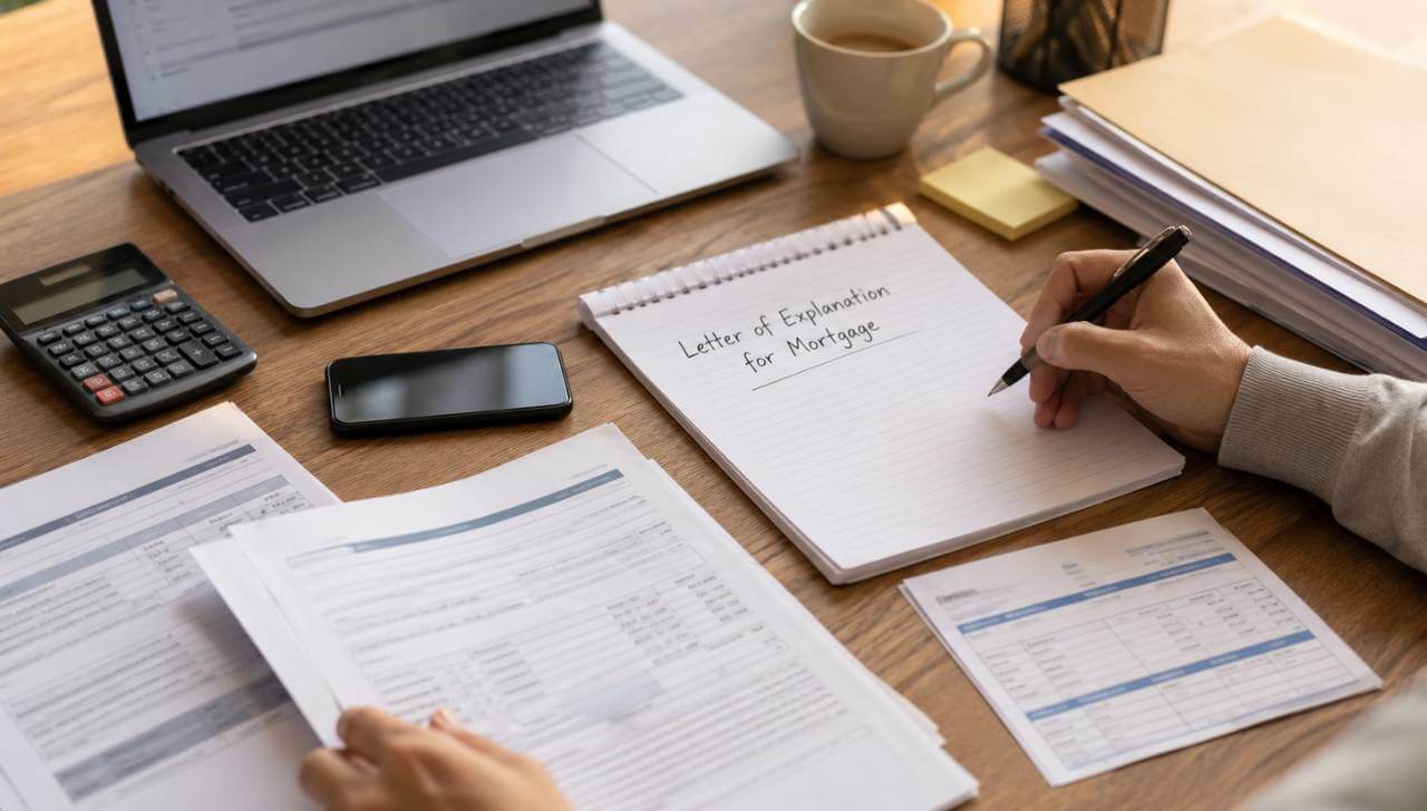 mortgage letter with supporting documents