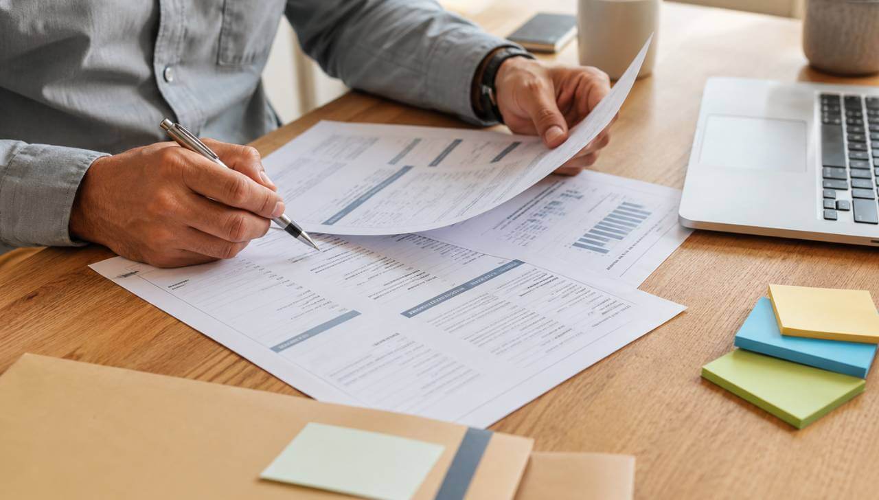 mortgage documents under review